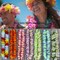 24Counts Thickened Hawaiian Leis Bulk, Tropical Flower Necklace Pink Leis for Luau Party, Hawaii Floral Garland Hula Dance Party Costume Graduation Lei Birthday Beach Wedding Favors